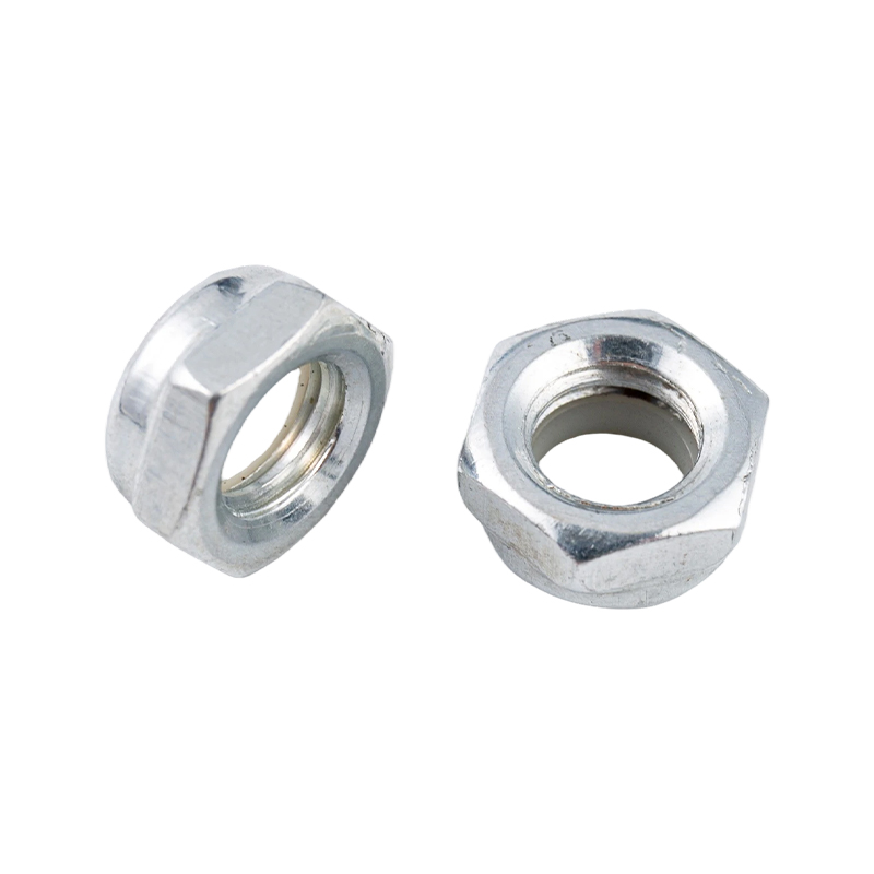 Carbonstahl Nylon Anti-Lockerung und Anti-Rutsch selbstsichernde Verriegelungssechskantmutter