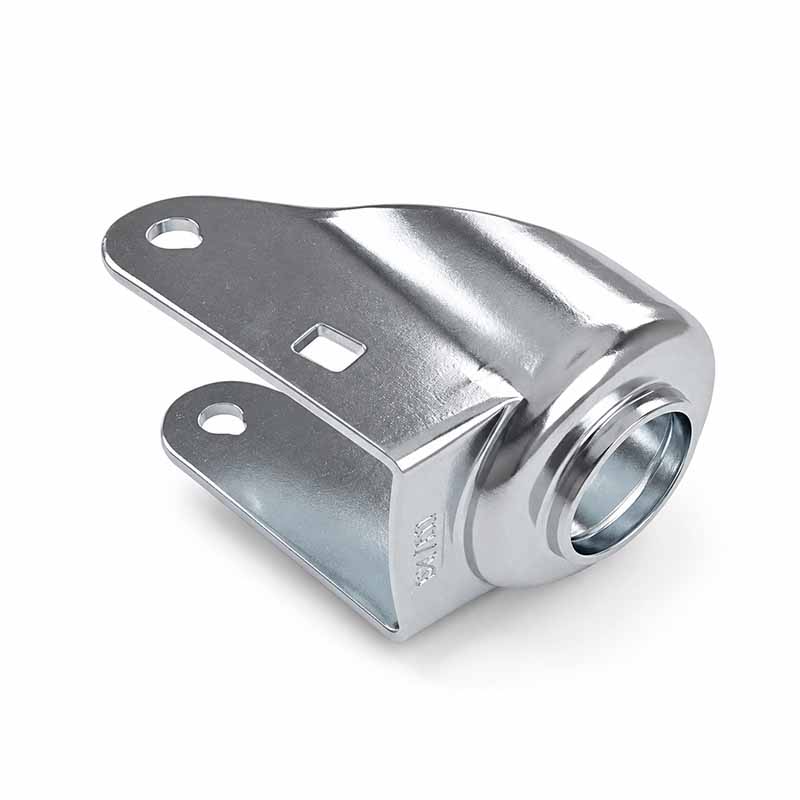 Lenkrollenhalterung aus verzinktem Kohlenstoffstahl für 3/4/5-Zoll-Räder